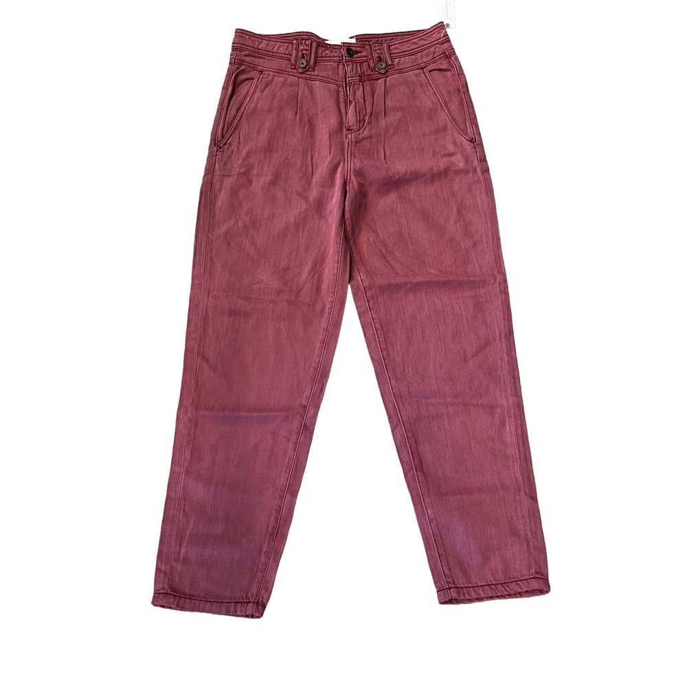Anthropologie Burgundy Pants